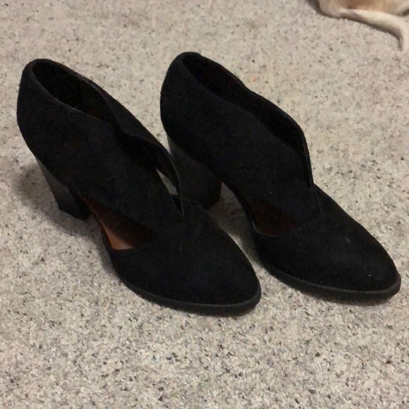 Cato Shoes - Size 11 closed toed black suede shoes.